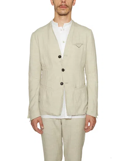 Nostrasantissima Linen Jacket With Buttons