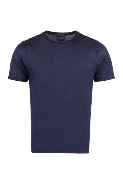 Paul & Shark T-shirt With Round Neck And Short Sleeves