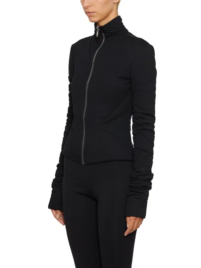 Rickowenslilies Black Imbottito Ella Jacket For Women