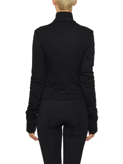 Rickowenslilies Black Imbottito Ella Jacket For Women