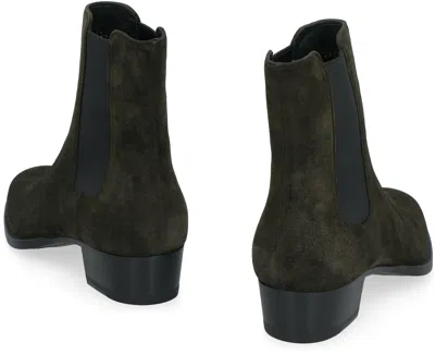 Saint Laurent Wyatt 40 Suede Chelsea Boot