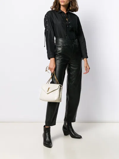 Saint Laurent Monogram Loulou Small Leather Shoulder Bag