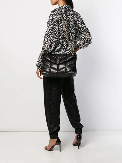 Saint Laurent Small Loulou Puffer Bag In Nappa Leather