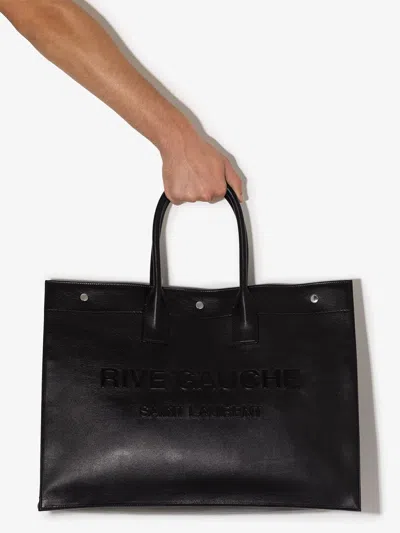 Saint Laurent Rive Gauche Print Tote Bag