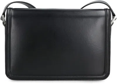 Saint Laurent Men's Solferino Logo Plaque Shoulder Bag