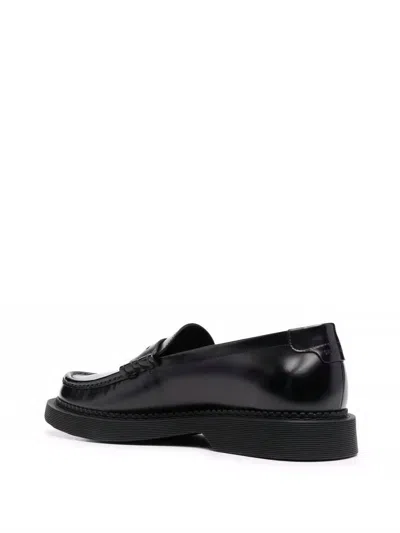Saint Laurent Multicolor Calf Skin Loafers For Men
