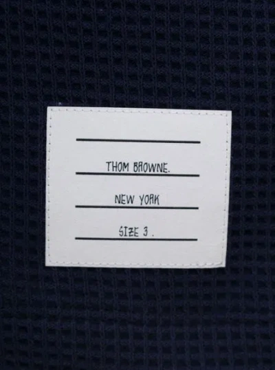 Thom Browne Classic Drawstring Logo Patch Shorts In Raffia Canvas
