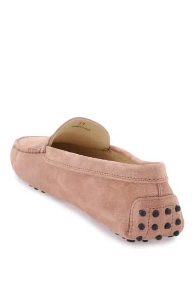 Tod's City Rubber Suede Leather Loafers