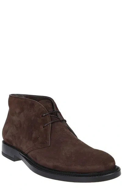 Tod's Suede Leather Ankle Boot Shoes