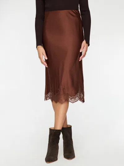 Brochu Walker The Clara Silk Skirt In Acacia