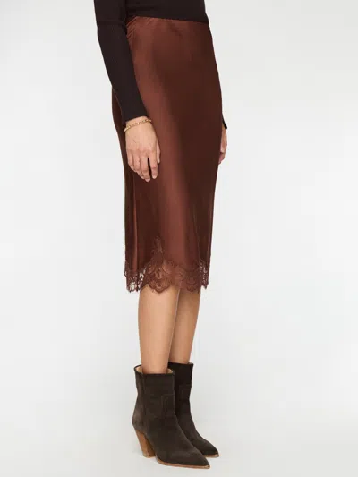 Brochu Walker The Clara Silk Skirt In Acacia
