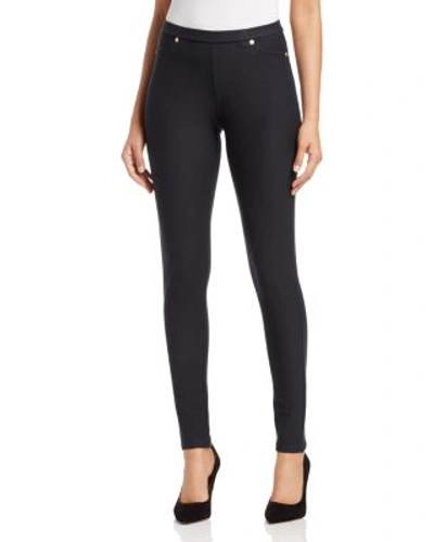 Michael Michael Kors Stretch Twill Leggings In Black