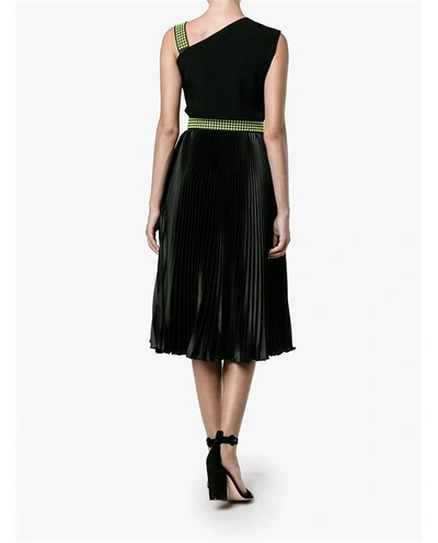 Shop Christopher Kane Studded Asymmetric Dress