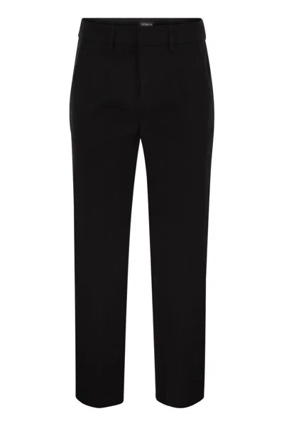 Dondup Logo Detail Track Pants In Black