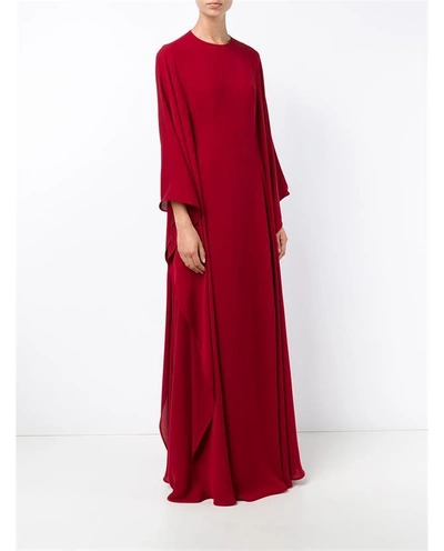 Shop Valentino Floor Length Silk Gown