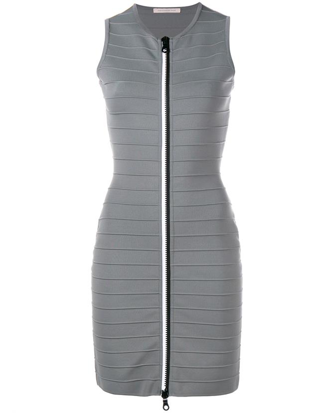 zip up bandage dress