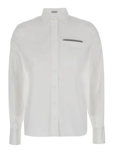 Brunello Cucinelli Shirt In White