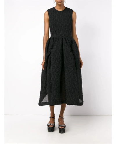 Shop Simone Rocha Sleeveless Crepe Dress