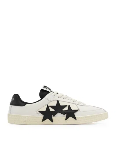 Amiri Pacific Low Top Sneaker With Star Patches In Black