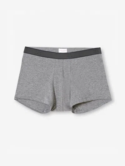Derek Rose Men's Boxer Briefs Jack Pima Cotton Stretch Charcoal In Charcoal