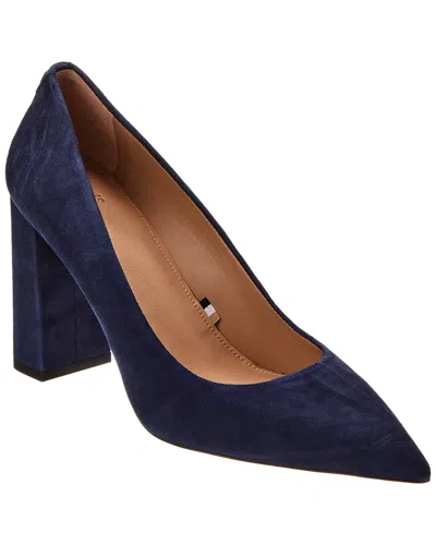 Hugo Boss Janet Suede Pump In Blue