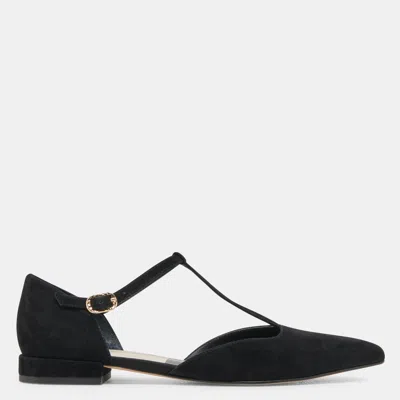 Dolce Vita Peaty Flats Onyx Suede In Multi