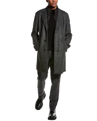 HUGO BOSS HYDE WOOL-BLEND PEACOAT 