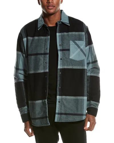 Hugo Boss Boss  Lambini Relaxed Fit Shirt Jacket In Green