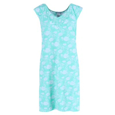 Elegant Emily Women's Mint Floral Gown In Green