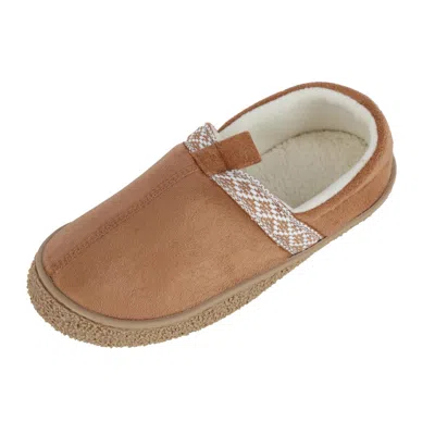 ISOTONER WOMEN'S SIENNA RECYCLED MICROSUEDE CLOSED BACK SLIPPER 