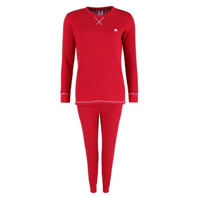 Starter Women's Thermal Set In Red