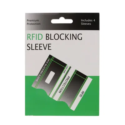 Ctm Rfid Blocking Card Sleeves (pack Of 4) In Multi