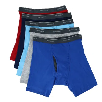 Fruit Of The Loom Men's Coolzone Mesh Fly Boxer Brief (5 Pack) In Multi