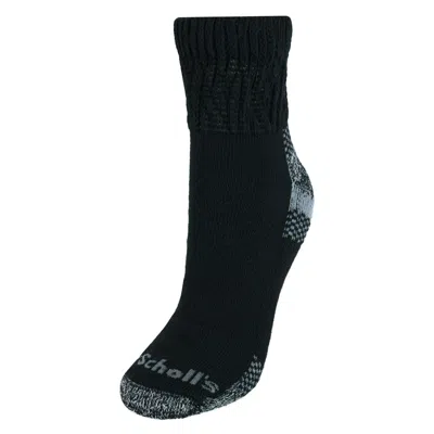 Dr. Scholl's Women's Ankle Advanced Relief Socks (2 Pair Pack) In Black
