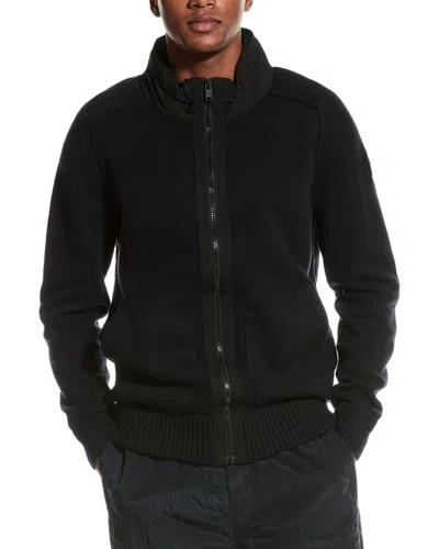 HUGO BOSS KABREDO WOOL-BLEND FUNNEL NECK SWEATER 