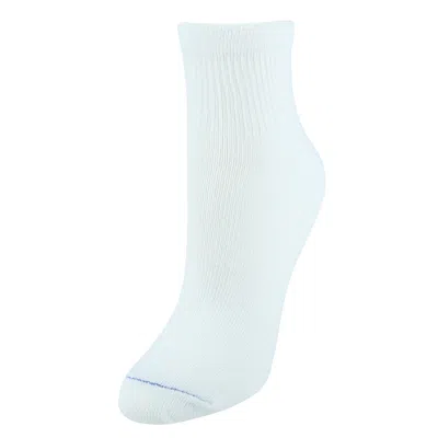 Dr. Scholl's Women's Diabetes And Circulatory Ankle Socks (4 Pair Pack) In White