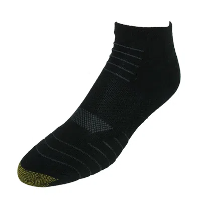 Gold Toe Men's Tech Sport No Show Socks(6 Pair Pack) In Black