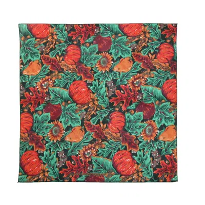 Ctm Acorns And Pumpkins Fall Holiday Bandana In Multi