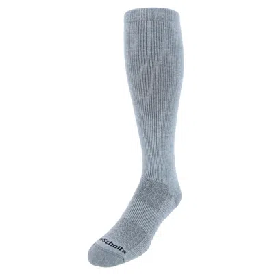 Dr. Scholl's Men's Over The Calf Work Compression Socks (1 Pair) In Grey