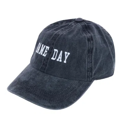 David & Young Women's Game Day Embroidered Baseball Cap In Black