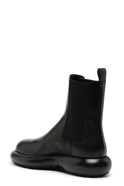 Jil Sander Cuscion Boots In Black