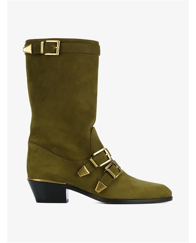 Shop Chloé Susanna Leather Boots