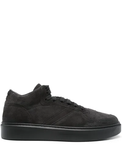 Doucal's Suede Sneakers In Schwarz