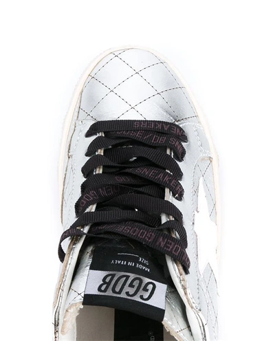 Shop Golden Goose Quilted Leather Low-top Trainers