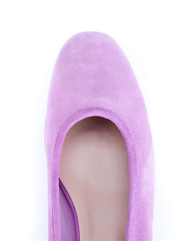 Maryam Nassir Zadeh Roberta Suede Pumps In Pink & Purple | ModeSens