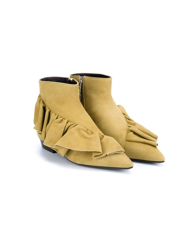 Shop Jw Anderson Desert Ruffle Ankle Bootie