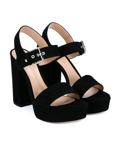 Gianvito Rossi Gina Suede Sandals ModeSens