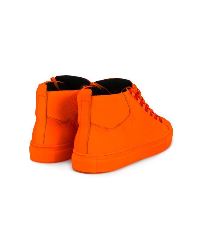 red balenciaga high top sneakers