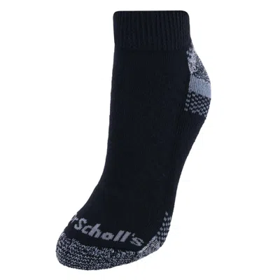 Dr. Scholl's Women's' Low Cut Advanced Relief Socks (2 Pair Pack) In Black
