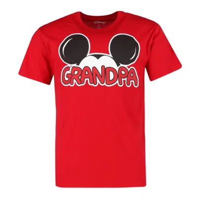 Jerry Leigh Men's Big And Tall Mickey Mouse Grandpa Family T-shirt In Multi